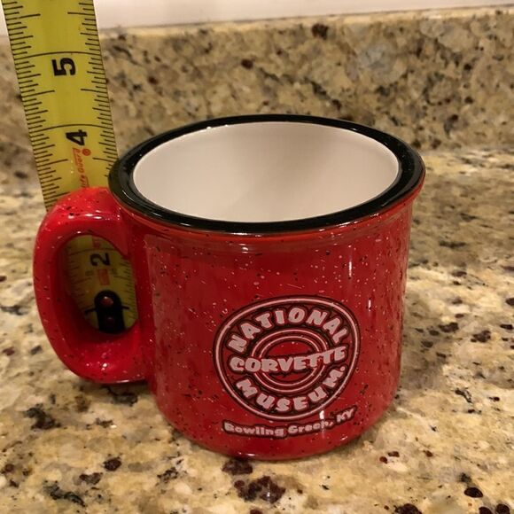 NWT National Corvette Museum red black Ceramic‎ Coffee Mug Cup Bowling Green KY - Picture 8 of 8
